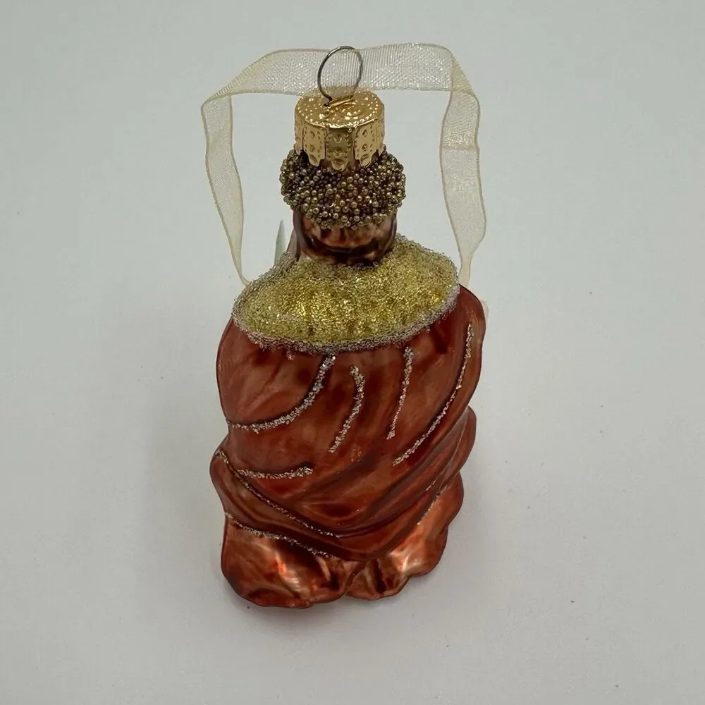 Wise Man Glass Ornament Ashland Christmas Holiday Nativity 3.75